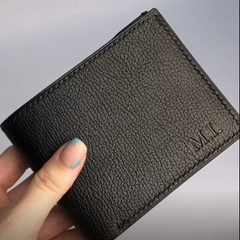 Premium Black Ember Fold Men Wallet