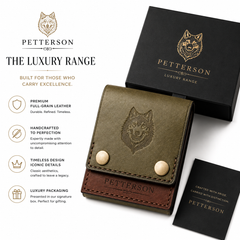 Premium Wolf Genuine Leather Men Wallet