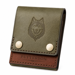 Premium Wolf Genuine Leather Men Wallet