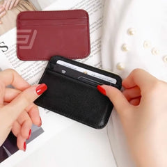 Premium Blockae Leather Cardholder