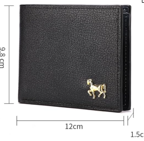 Premium Metal Horse  Men Wallet