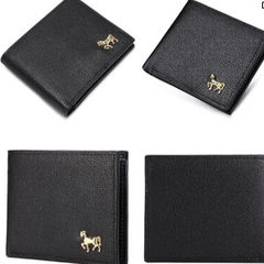 Premium Metal Horse  Men Wallet
