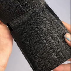 Premium Black Ember Fold Men Wallet