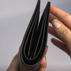 Premium Black Ember Fold Men Wallet