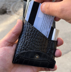 Premium Croc Flip Cardholder